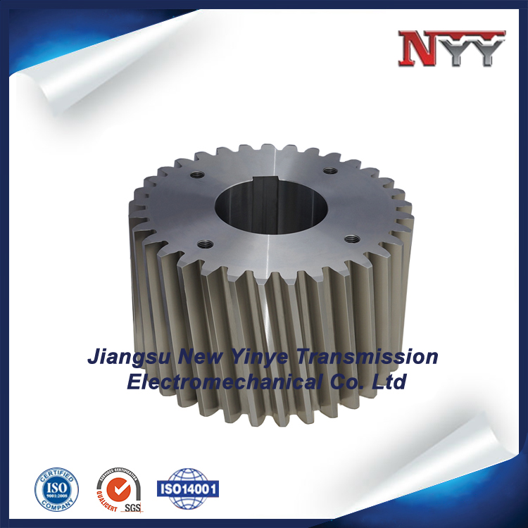 Mining machinery gear teeth grinding